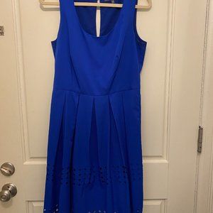 Brixon Ivy cobalt fit and flare dress, large